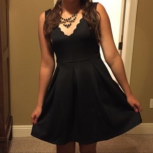 She + Sky Black Homecoming Formal Dress
